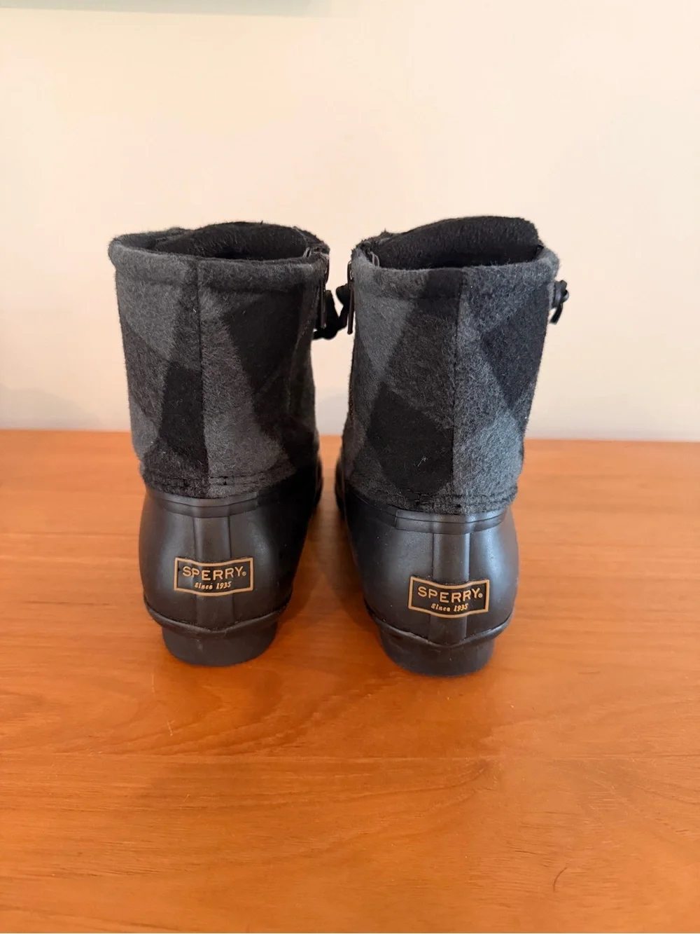 Sperry Women’s Black Waterproof Duck Boots
